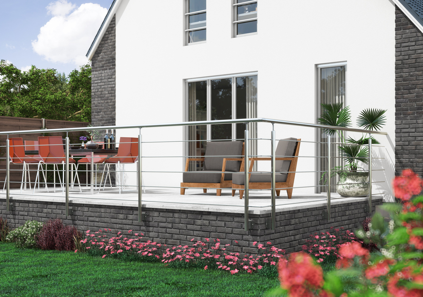 Barandas en Acero para Terraza